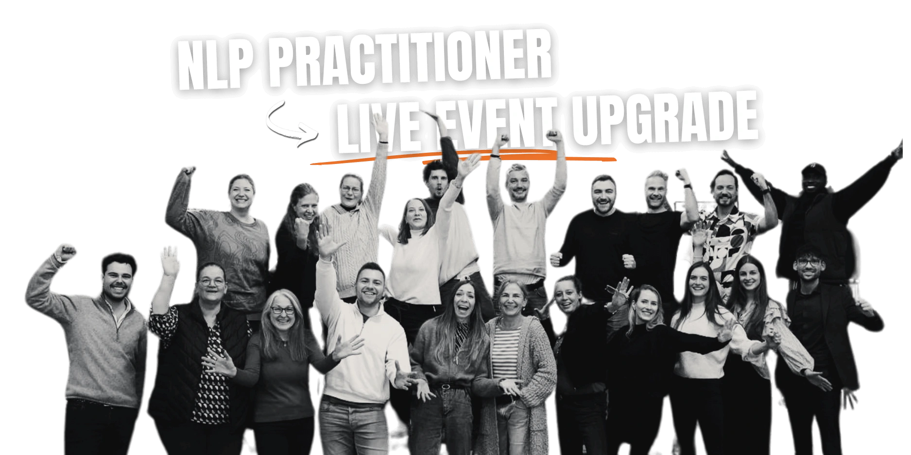 Teilnehmer NLP Practitioner Live Event Abschlussfoto