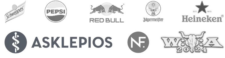 Logos von Referenzen und Kunden