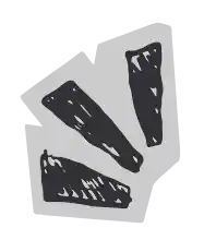 Achtung Icon, drei Striche