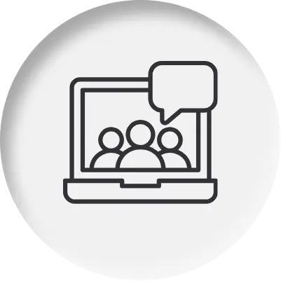 Icon weiss grau Laptop